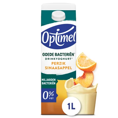 Optimel Goede Bacteriën drinkyoghurt Perzik Si Pak 1000 ml