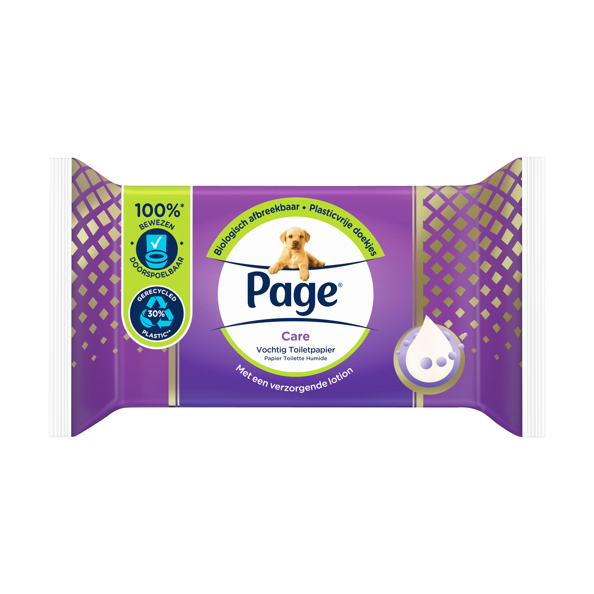 Page Vochtig Toiletpapier Care Zak 38 st