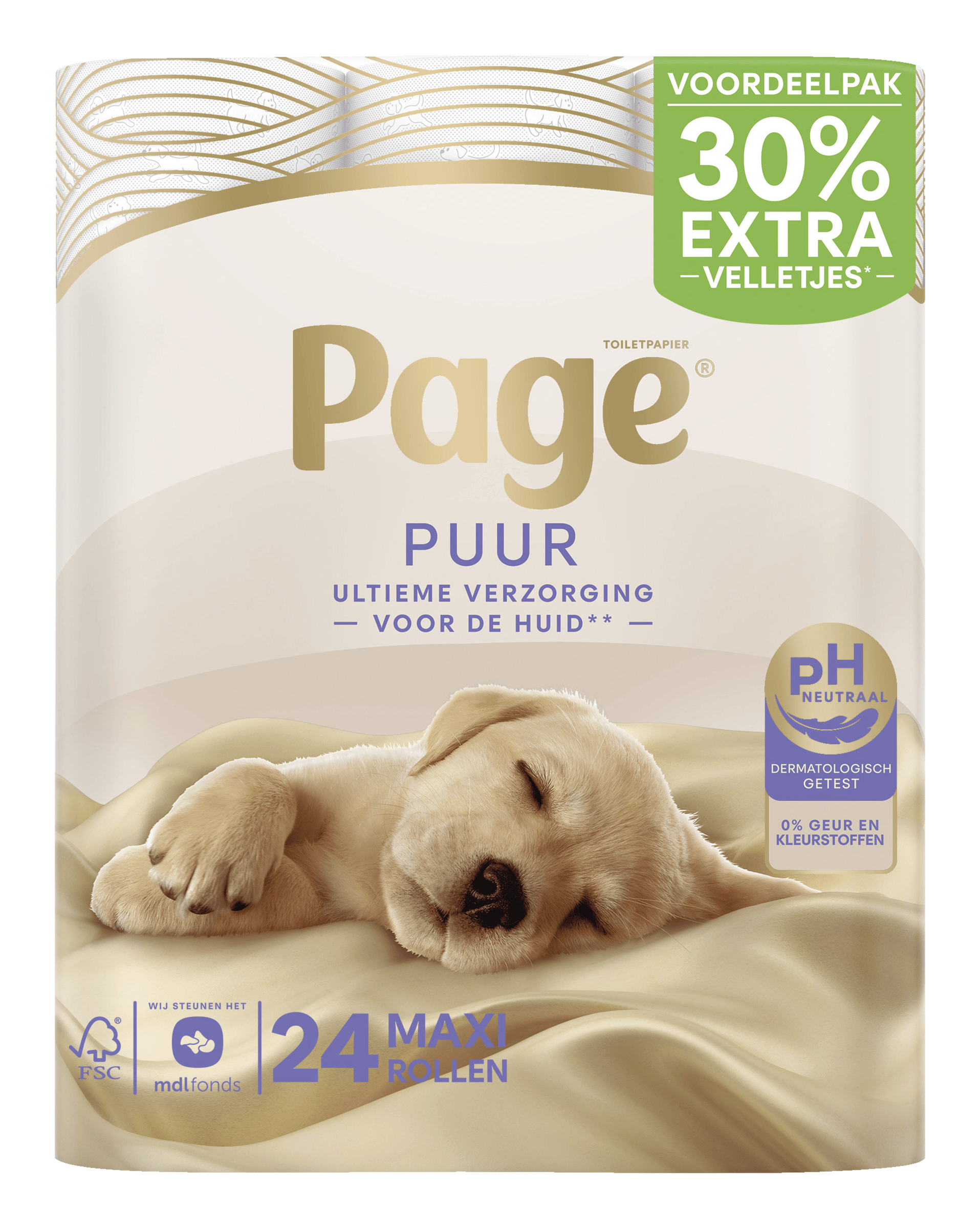 Page Puur toiletpapier maxirol Zak 24 st