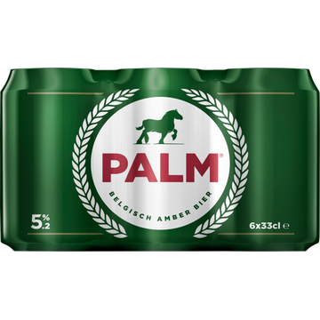 PALM - Belgisch Amber Ale Speciaalbier - Blik - 6 x 330ML