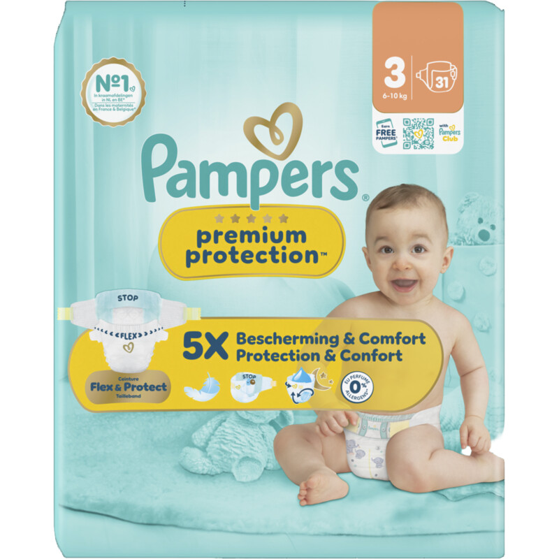 Pampers Premium protection luiers maat 3