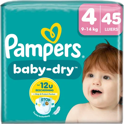 Pampers Baby dry maat 4 valuepack