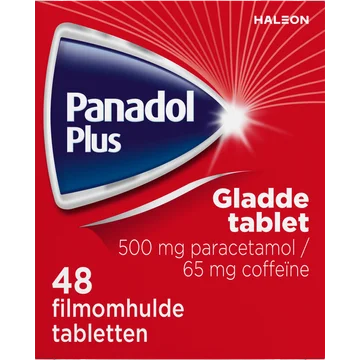 Panadol Plus Gladde Tablet, Filmomhulde Tabletten, 48 stuks