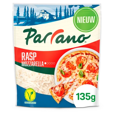 Parrano Rasp mozzarella Zak 135 g