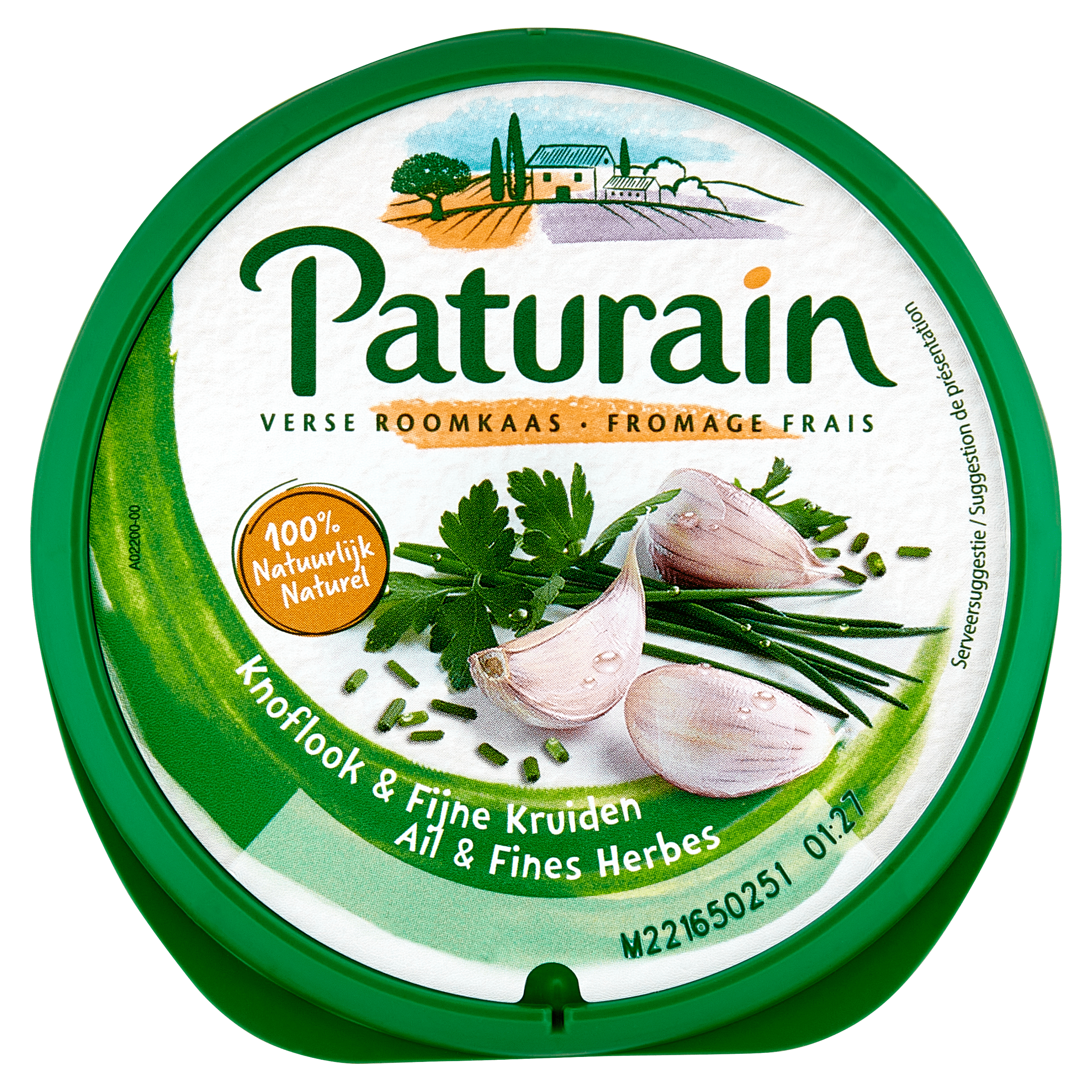 Paturain Verse Roomkaas Knoflook & Fijne Kruiden 150 g