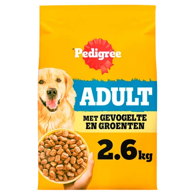 Pedigree Droog adult gevogeltje en groente Stazak 2600 g