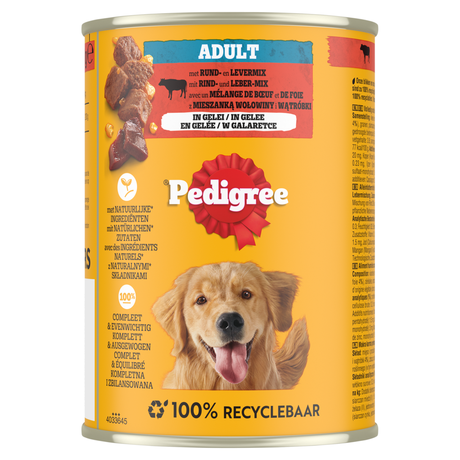 Pedigree Hondenvoer met rund adult