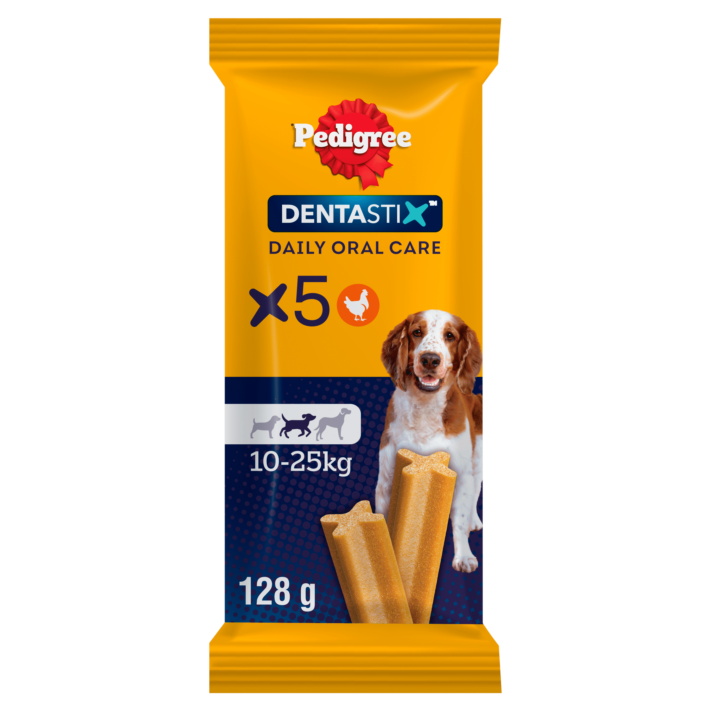 Pedigree Dentastix Medium 5-pack Zak 128 g