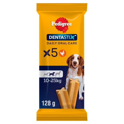 Pedigree Dentastix Medium 5-pack Zak 128 g