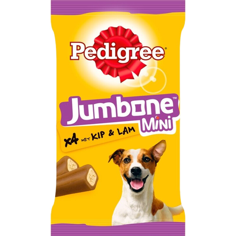Pedigree Jumbone mini hondensnack kip en lam