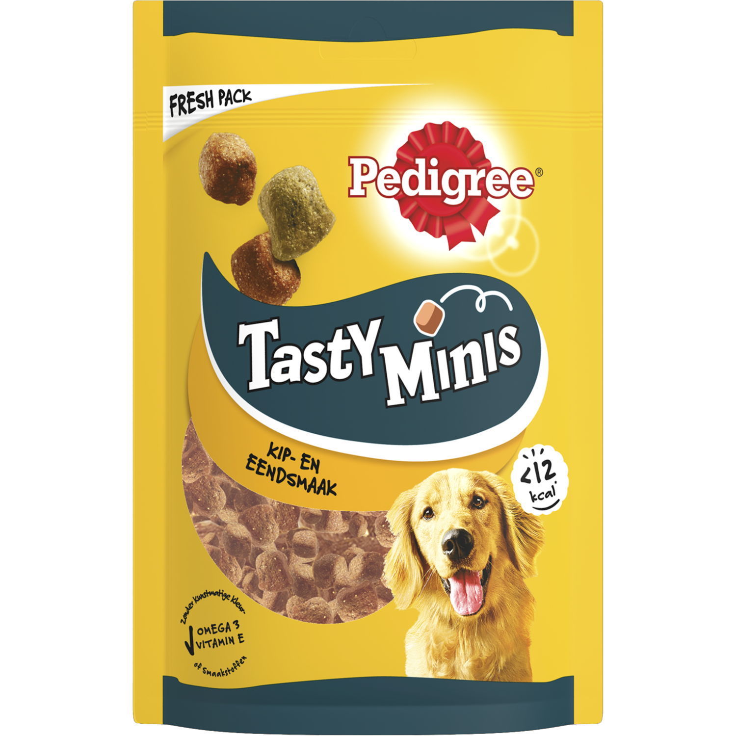 Pedigree Tasty Mini's hondensnack kip&eend