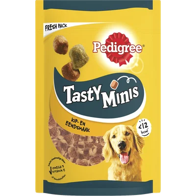 Pedigree Tasty Mini's hondensnack kip&eend