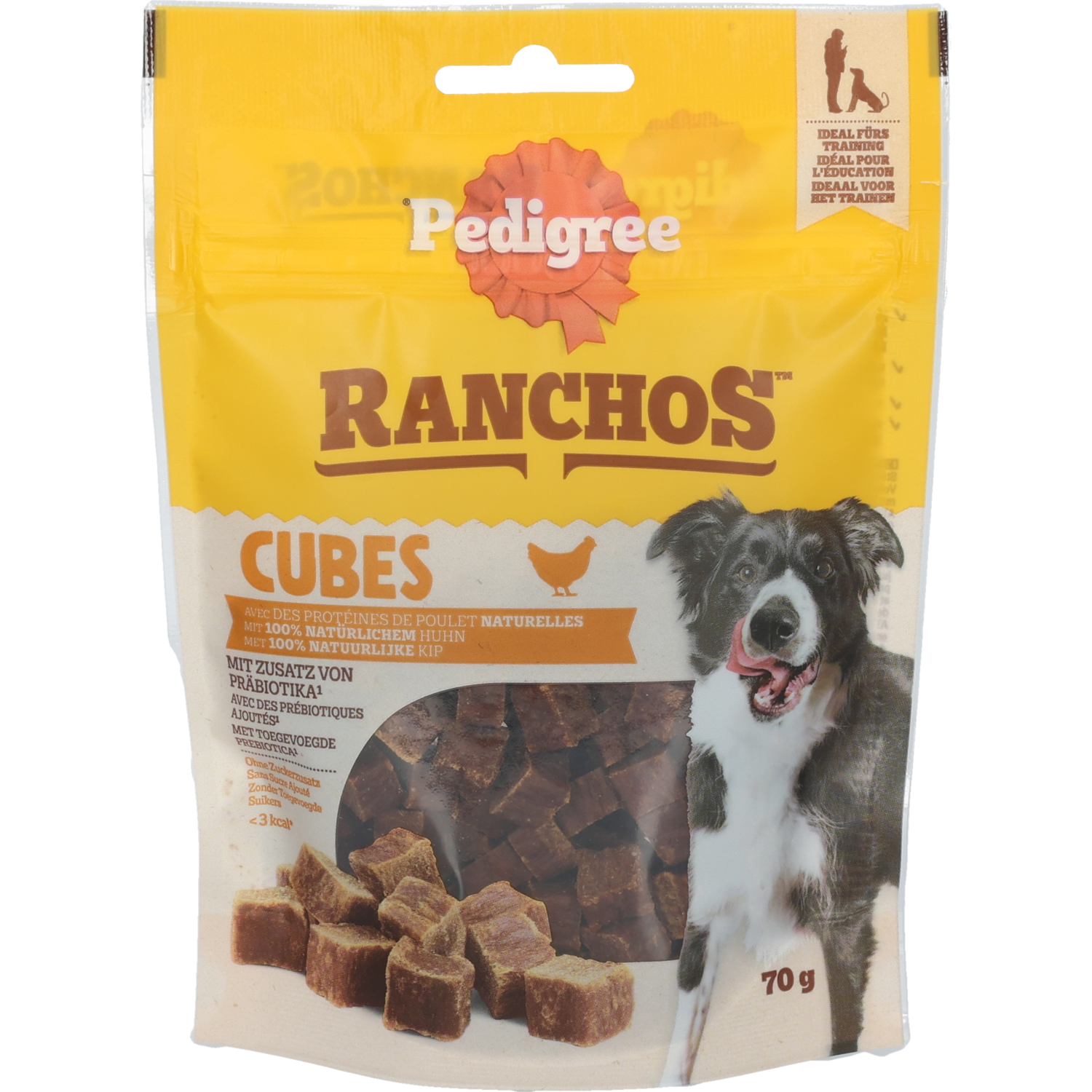 Pedigree Hondensnacks ranchos cubes chicken