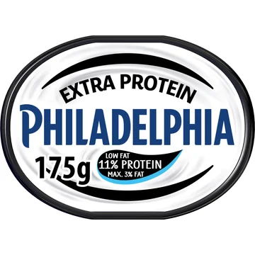 Philadelphia Zacht-frisse Zuivelspread Extra Proteïne, kuipje 175 g