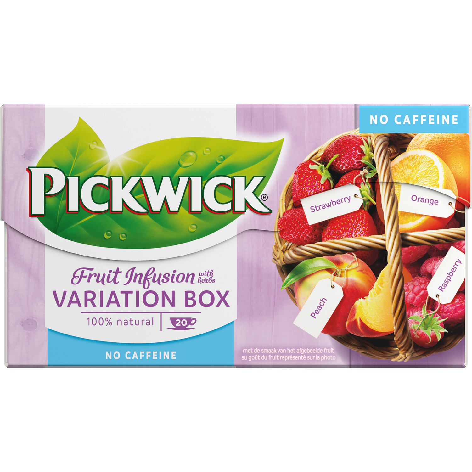 Pickwick Vruchtenthee fruitvariatie 20 zk.