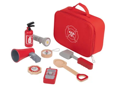 Playtive Houten speelset brandweertas