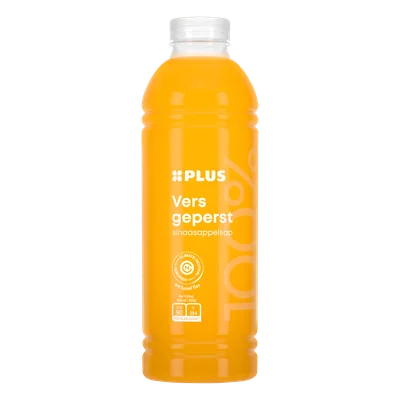 PLUS 100% zelf geperst sinaasappelsap Fles 1000 ml