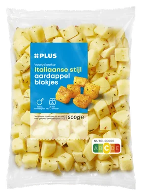 PLUS Aardappelblokjes Italiaanse stijl