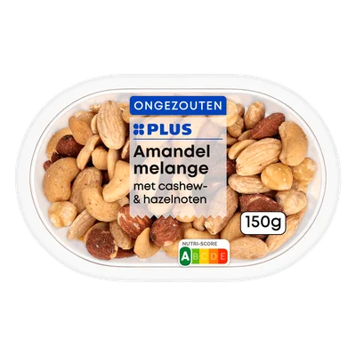 PLUS Amandel Melange (ongz) Kuipje 150 g
