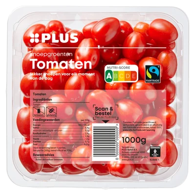 PLUS Snoeptomaten fairtrade