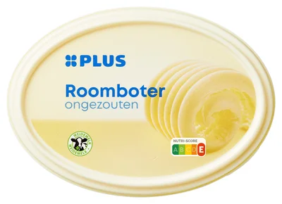 PLUS Roomboter ongezouten Kuipje 225 g