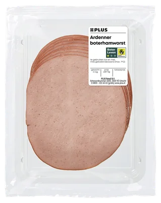 PLUS Ardenner boterhamworst 125 gram