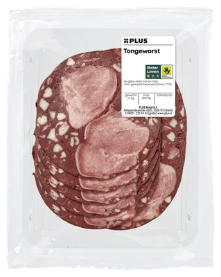 PLUS Tongenworst 125 gram