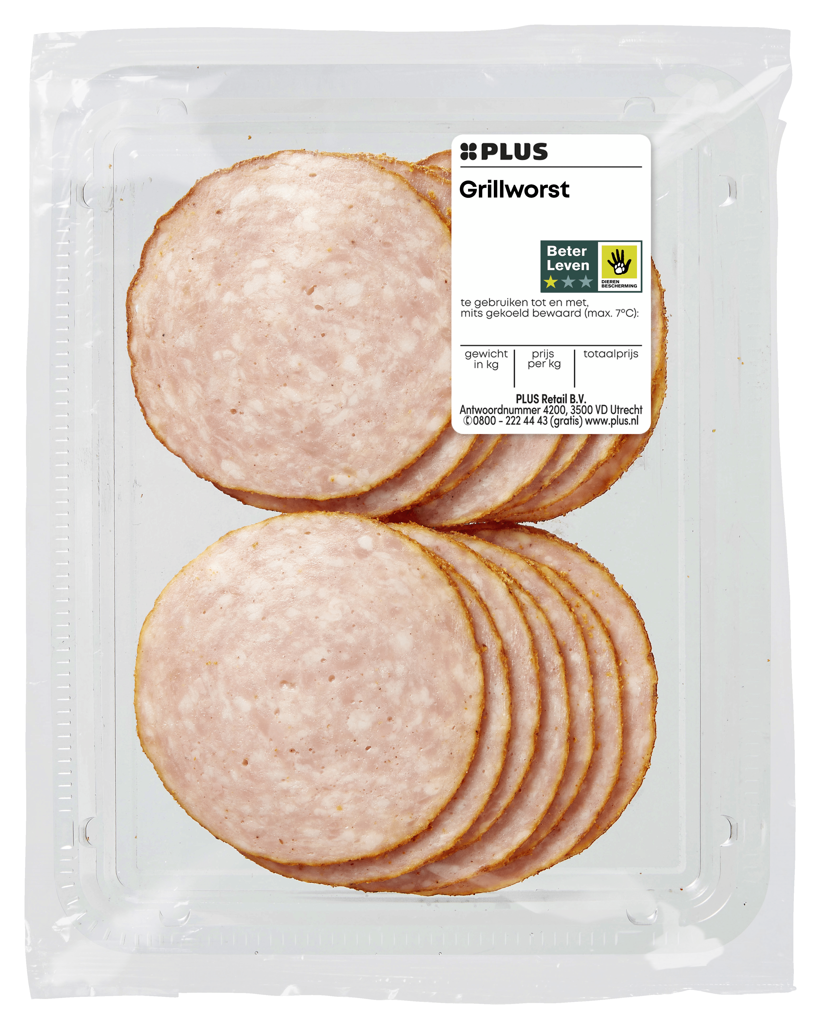 PLUS Grillworst 125 gram