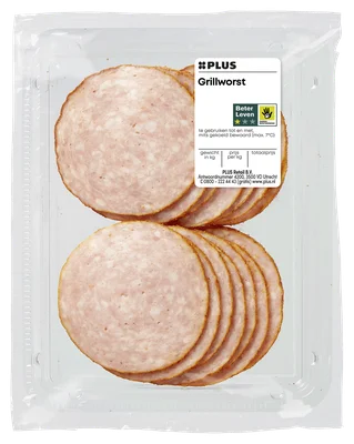 PLUS Grillworst 125 gram