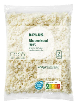 PLUS Bloemkoolrijst Zak 400 g