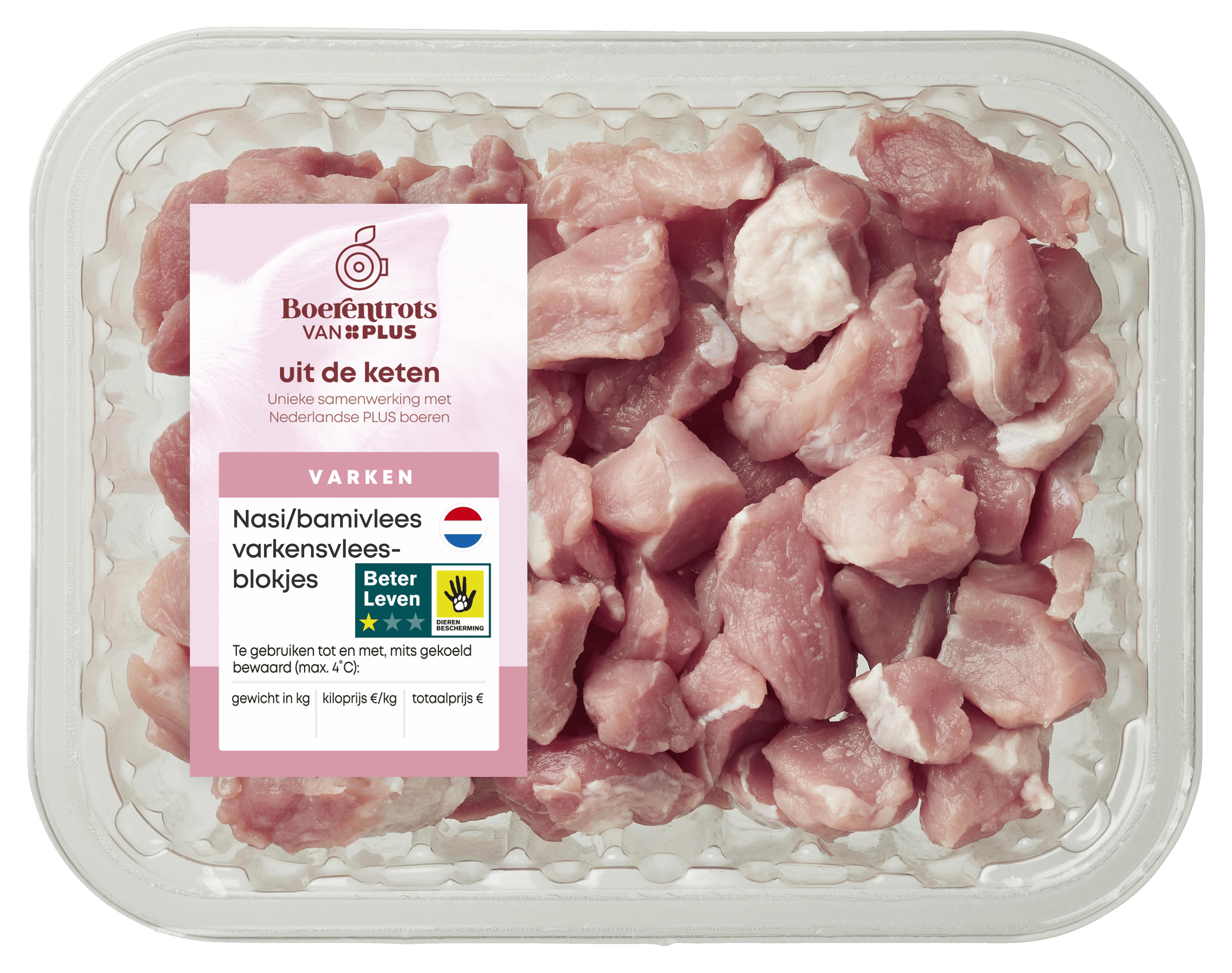 PLUS Boerentrots Nasi-bamivlees Tray 350 g