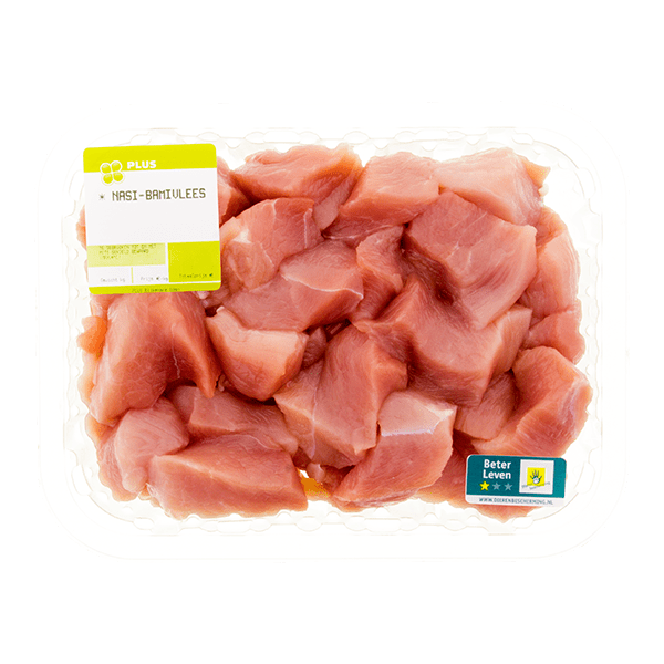 PLUS Boerentrots Nasi-bamivlees gekruid 300 gram