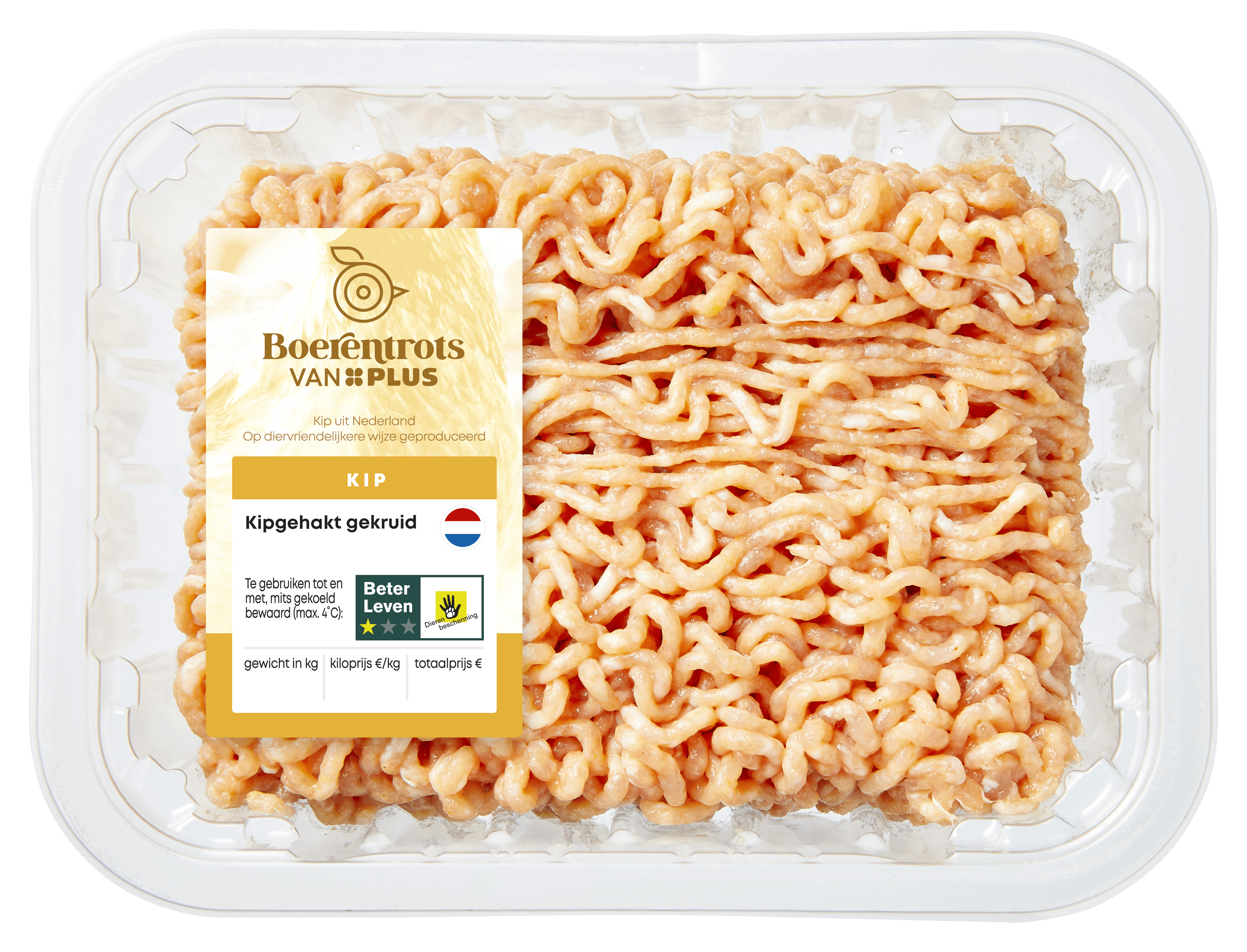 PLUS Boerentrots Kipgehakt gekruid