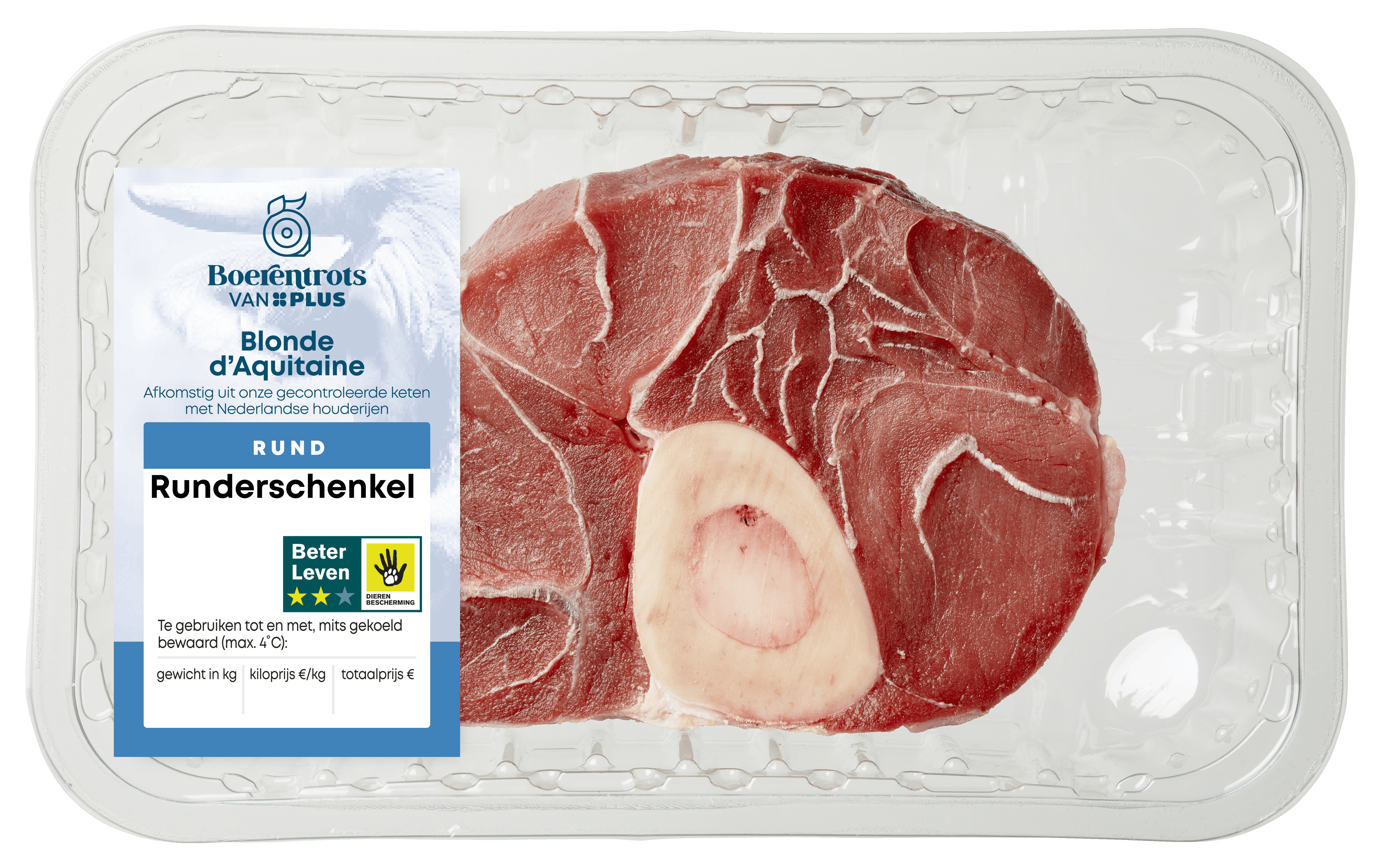 PLUS Boerentrots Runderschenkel 300 gram