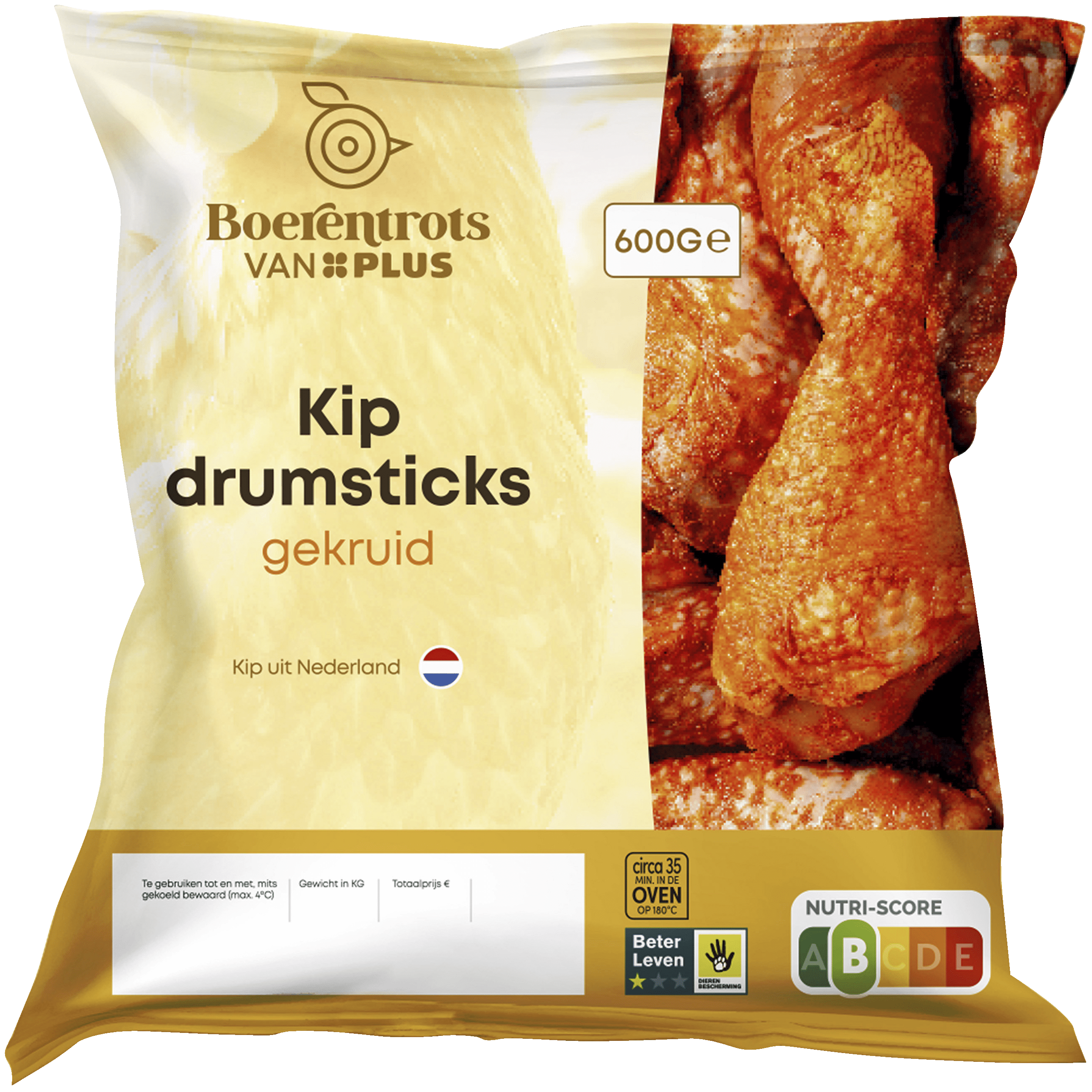 PLUS Boerentrots Kipdrumsticks gekruid