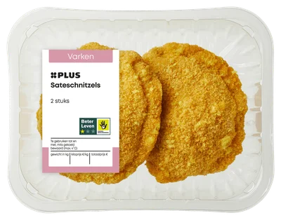 PLUS Sateschnitzels 2 stuks