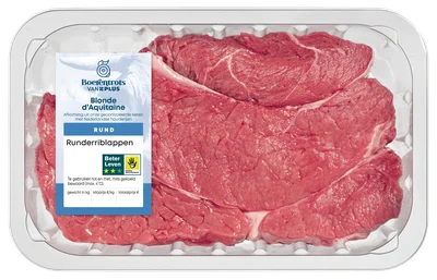 PLUS Boerentrots Runderriblappen 2 stuks 500 gram