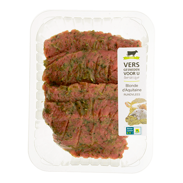 PLUS Boerentrots Rundersteak Escargot BLAQ 4 stuks