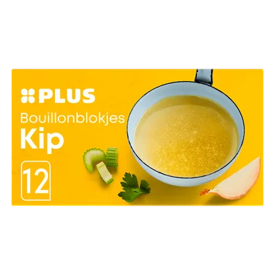PLUS Bouillonblokjes Kip Doos 12 st