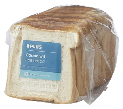 PLUS Casino wit Half Stuk 1 st