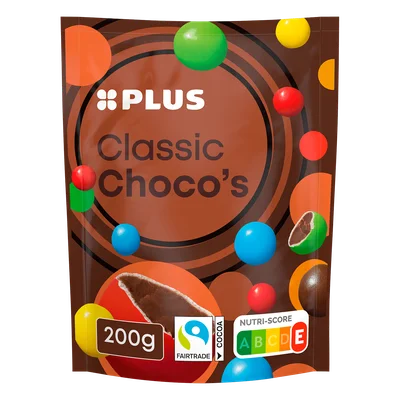 PLUS Chocos classics Fairtrade Stazak 200 g