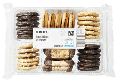 PLUS Koekjes assorti Fairtrade