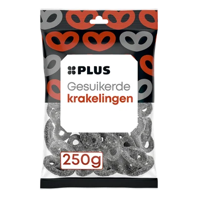 PLUS Gesuikerde krakelingen drop