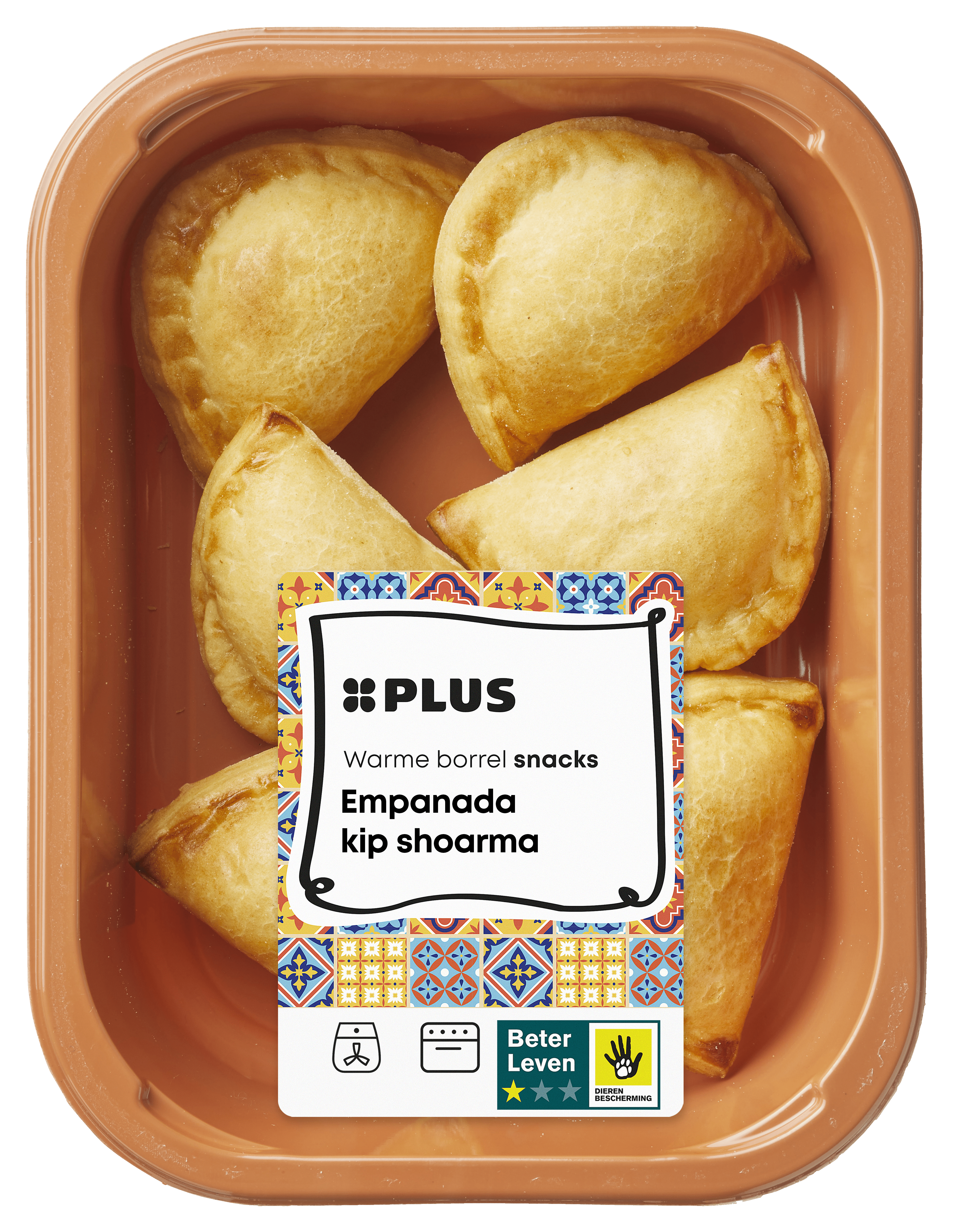 PLUS Empanada kip Tray 6 st