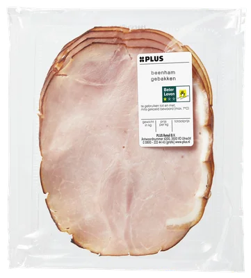 PLUS Gebakken beenham 100 gram