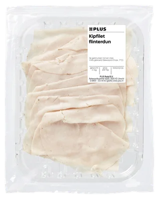 PLUS Kipfilet flinterdun Tray 100 g