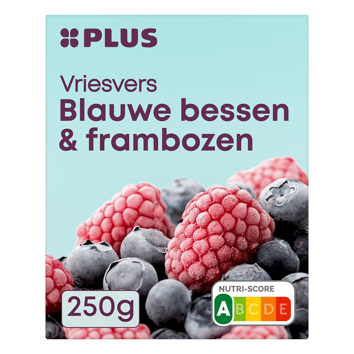 PLUS Blauwe bessen &amp; frambozen Doos 250 g
