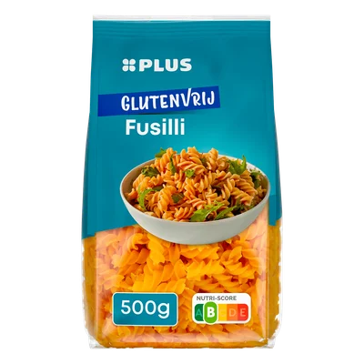 PLUS Glutenvrije fusilli Zak 500 g