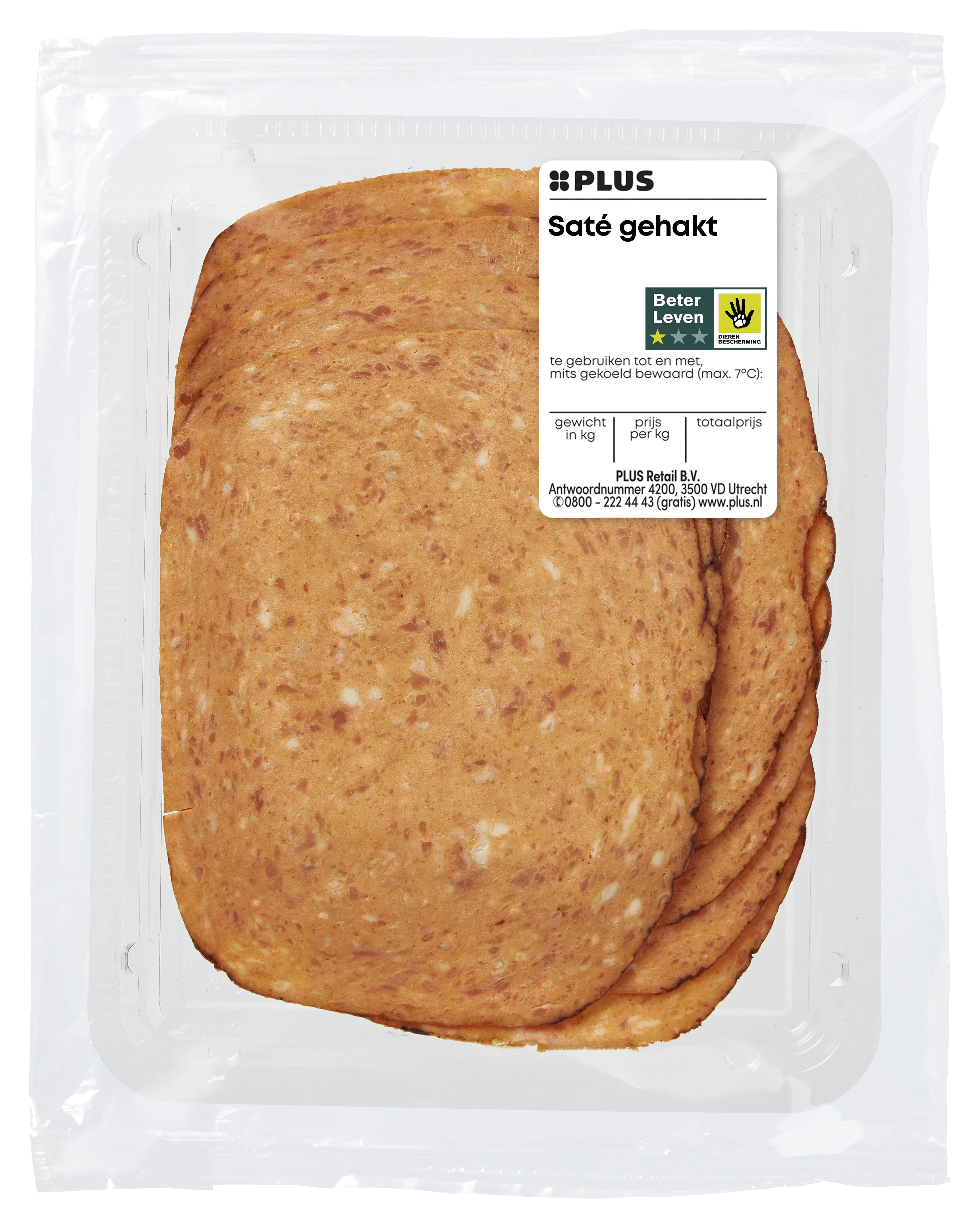 PLUS Sategehakt 125 gram