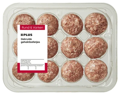 PLUS Pasta gehaktballetjes Tray 300 g